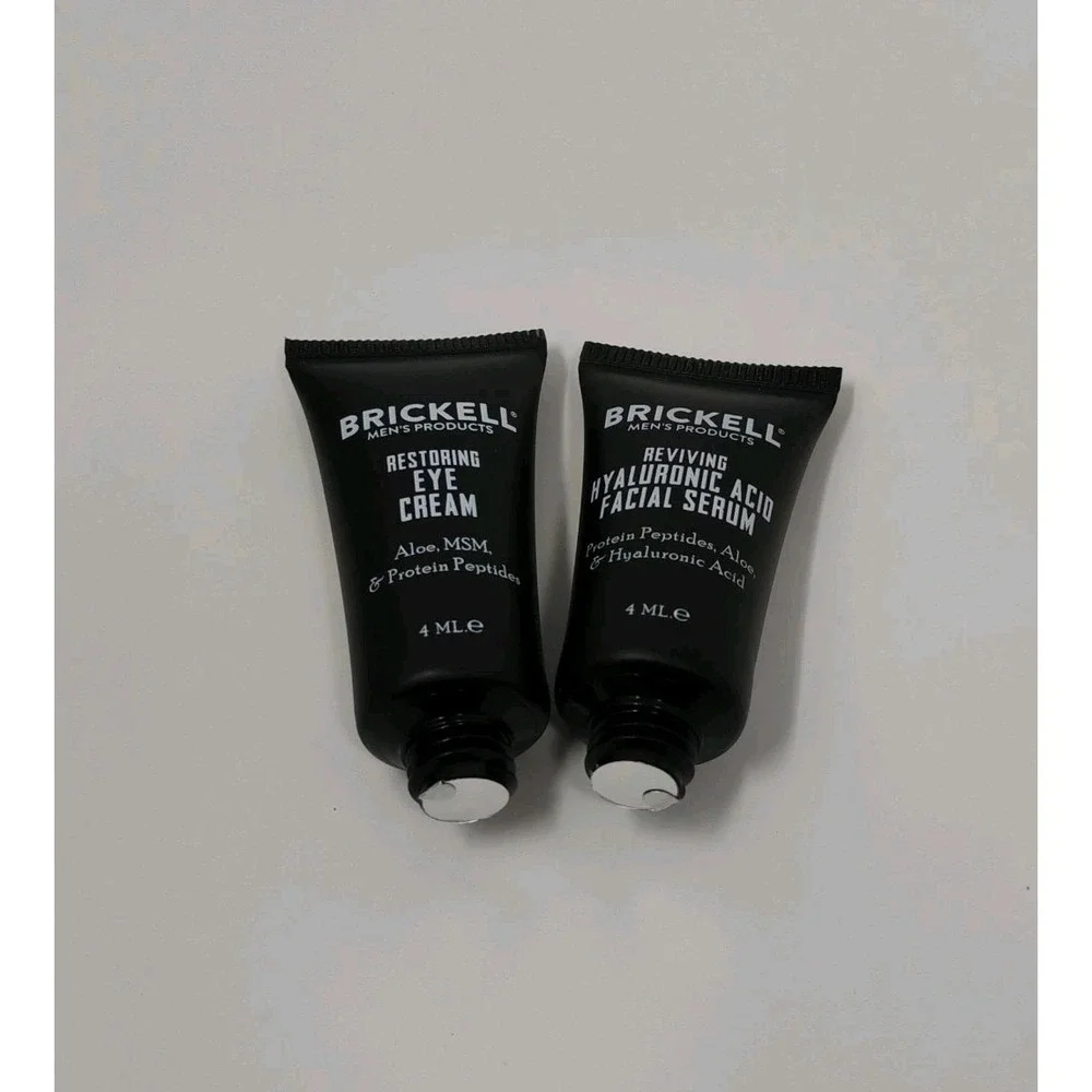 Brickell 16-Pc Sample Kit Men Travel Size Hair Skincare‎ Anti-Aging SEALED Items